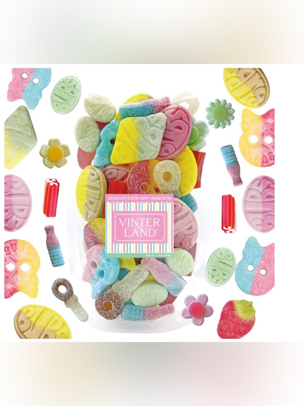 VINTERLAND Bubs Swedish Candy Mix, 1.2 Pounds, Dream Edition